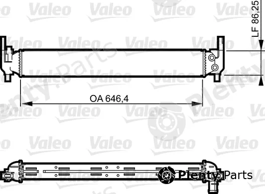 Valeo Mx 735310 — Radiator, engine cooling