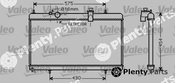 Valeo Mx 734452 — Radiator, engine cooling