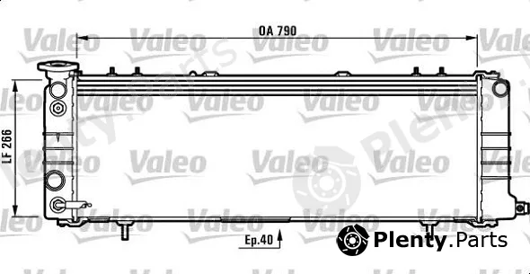 Valeo Mx 732552 — Radiator, engine cooling