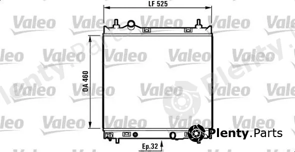 Valeo Mx 732704 — Radiator, engine cooling