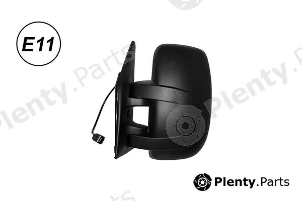 Poliplast 120.17101D — Exterior Mirror, driver cab