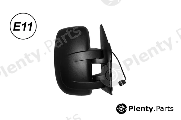 Poliplast 120.17102D — Exterior Mirror, driver cab