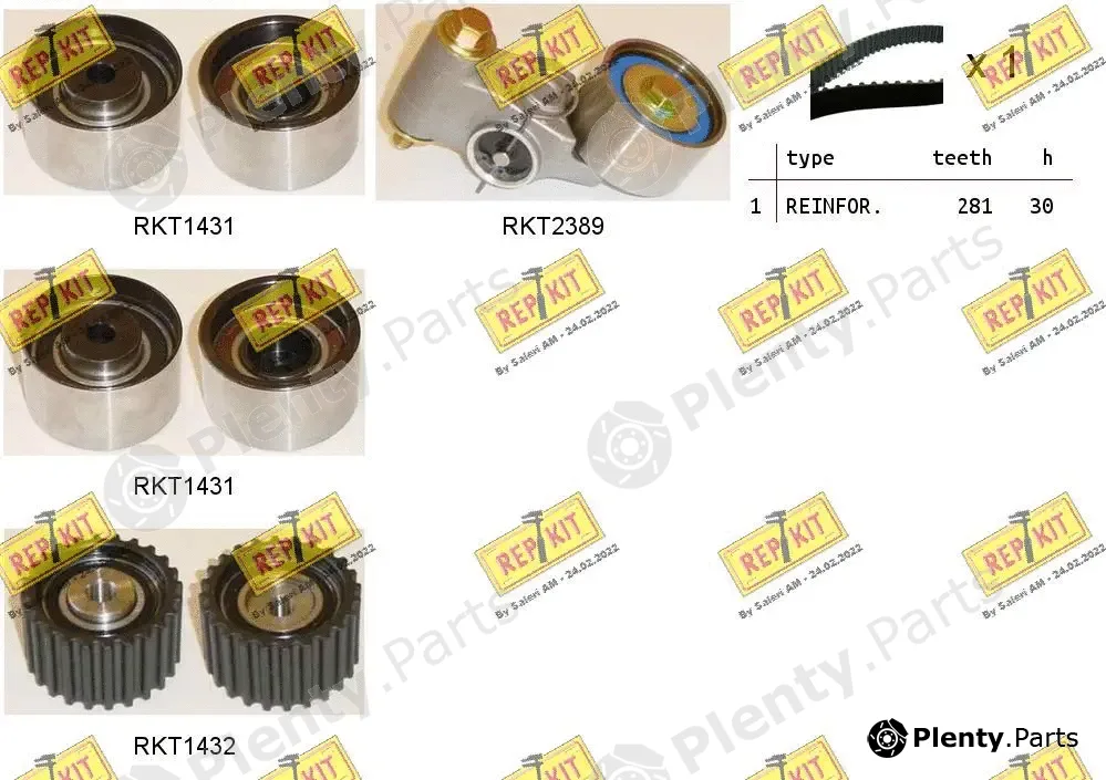 Repkit RKTK1255 — Timing Belt Kit