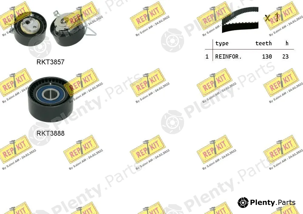 Repkit RKTK1289 — Timing Belt Kit