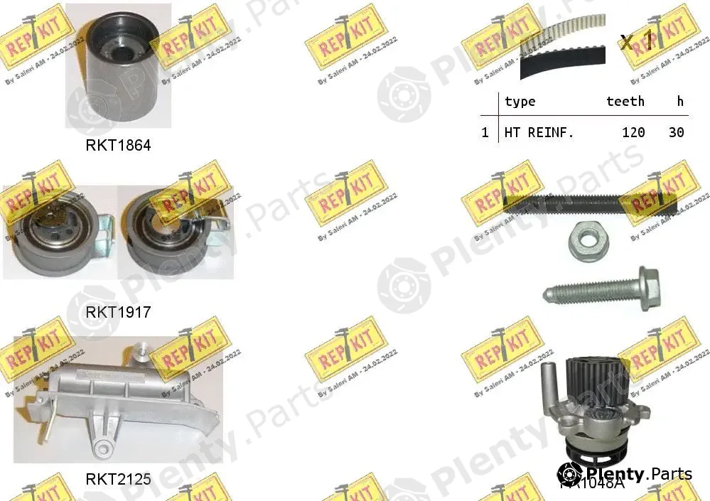 Repkit RKTK0941PA — Water Pump & Timing Belt Kit