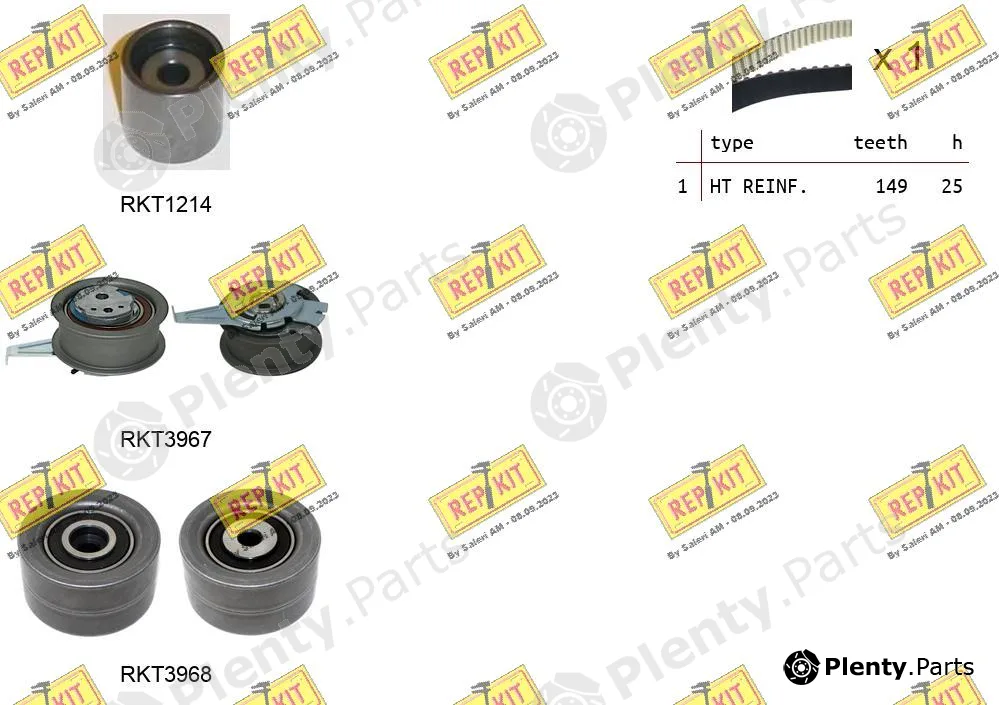 Repkit RKTK1298 — Timing Belt Kit