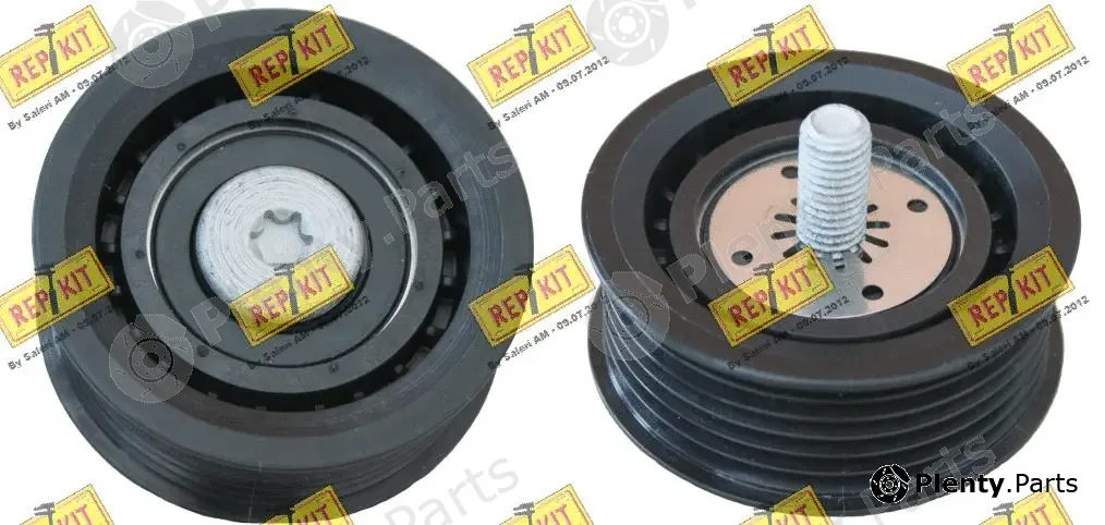 Repkit RKT3546 — Deflection/Guide Pulley, V-ribbed belt