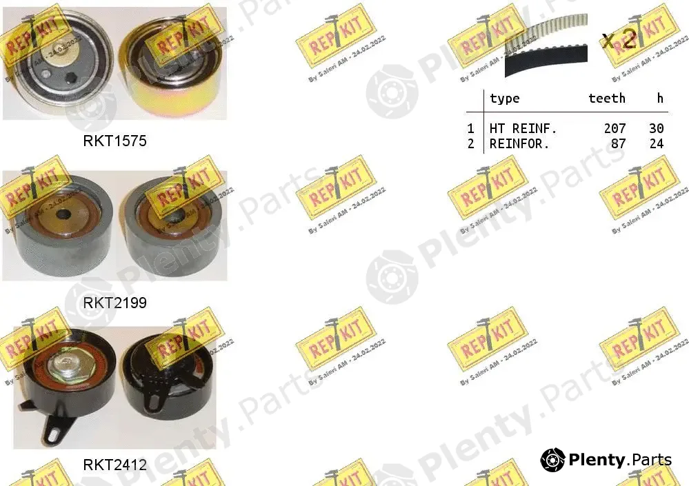 Repkit RKTK1173 — Timing Belt Kit