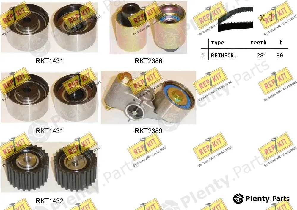Repkit RKTK0995 — Timing Belt Kit
