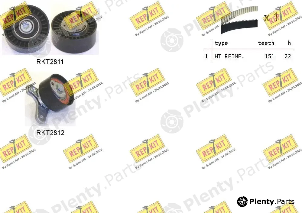Repkit RKTK1128 — Timing Belt Kit