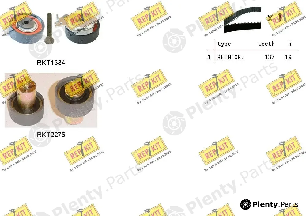 Repkit RKTK1276 — Timing Belt Kit