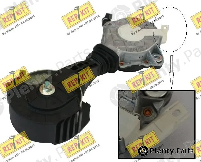 Repkit RKT3036 — Belt Tensioner, V-ribbed belt