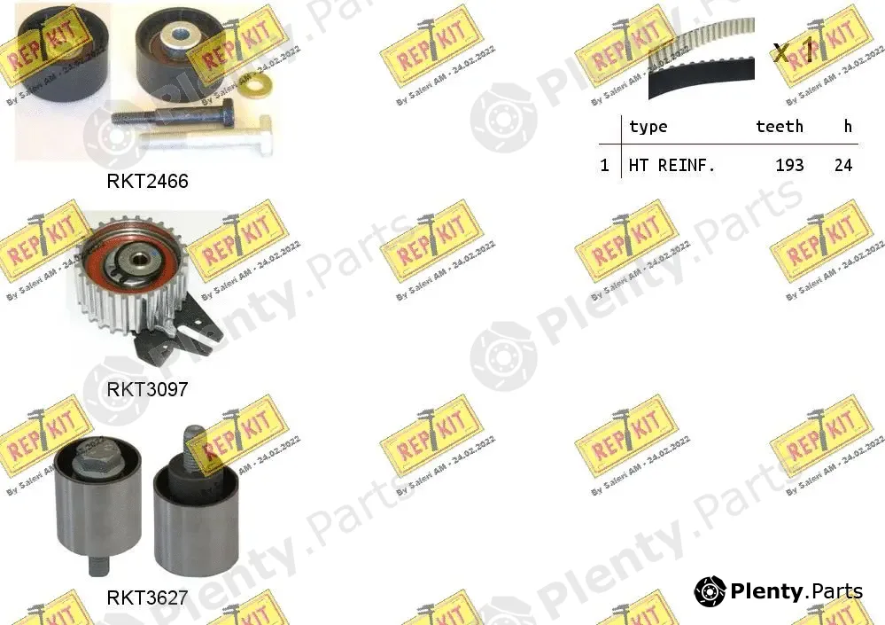 Repkit RKTK1179 — Timing Belt Kit