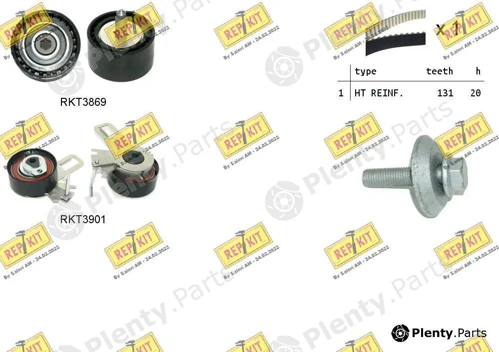 Repkit RKTK1287 — Timing Belt Kit