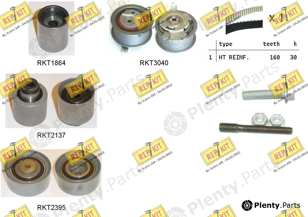 Repkit RKTK1096 — Timing Belt Kit