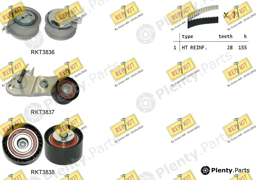 Repkit RKTK1292 — Timing Belt Kit