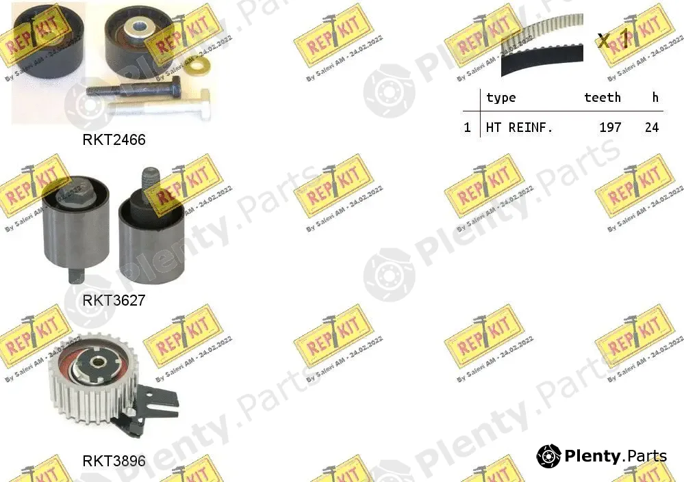 Repkit RKTK1286 — Timing Belt Kit