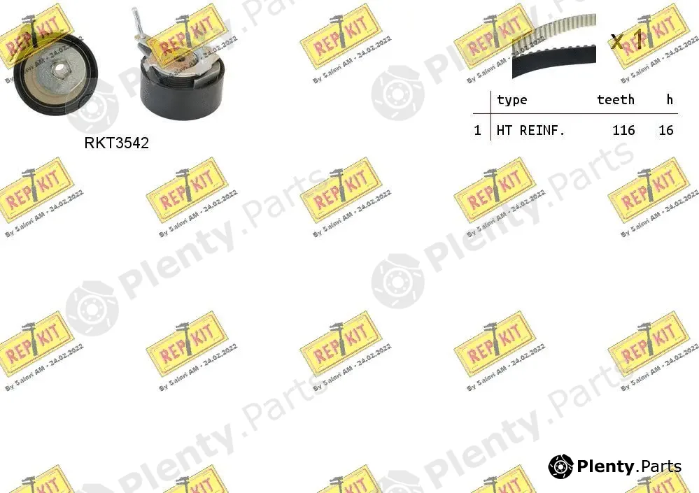 Repkit RKTK1162 — Timing Belt Kit