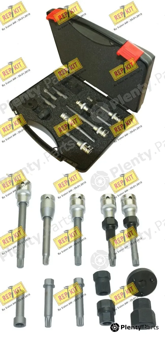 Repkit RKTUT08 — Mounting Set, deflection-/guide pulley (V-ribbed belt)
