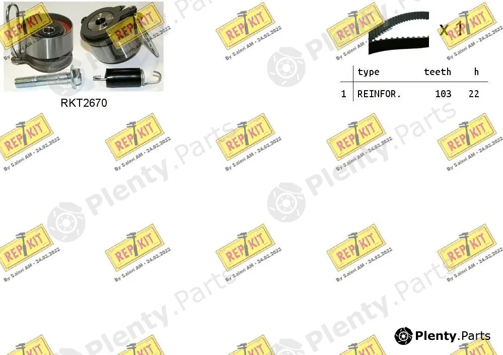 Repkit RKTK1196 — Timing Belt Kit