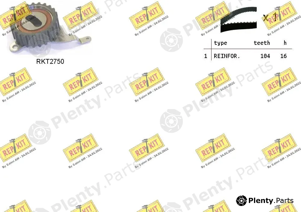 Repkit RKTK1275 — Timing Belt Kit