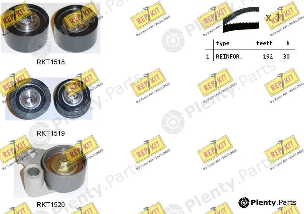 Repkit RKTK1262 — Timing Belt Kit