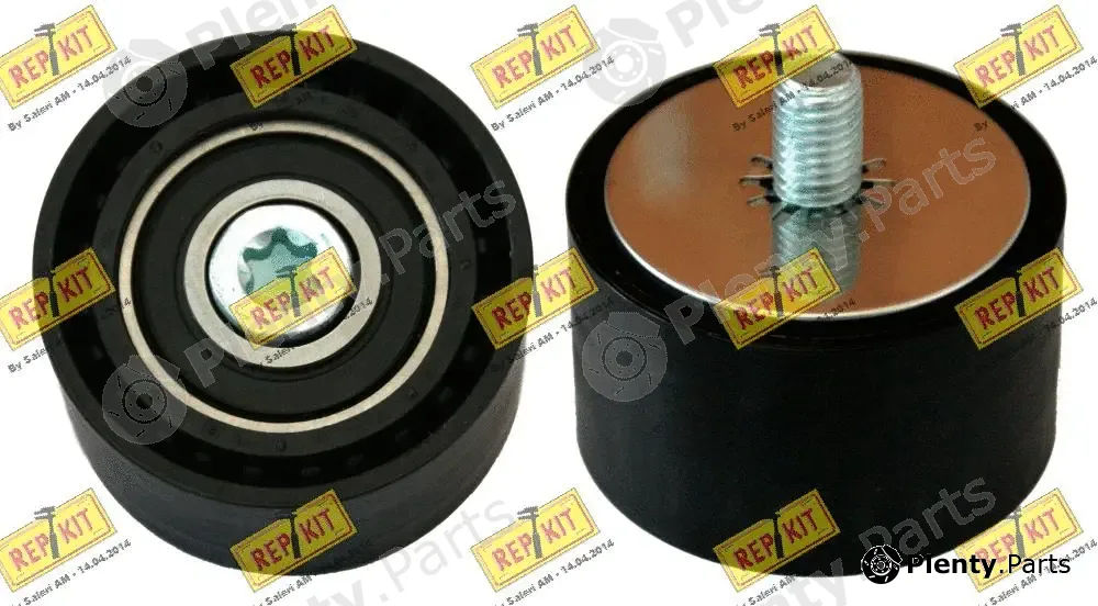 Repkit RKT3638 — Deflection/Guide Pulley, V-ribbed belt