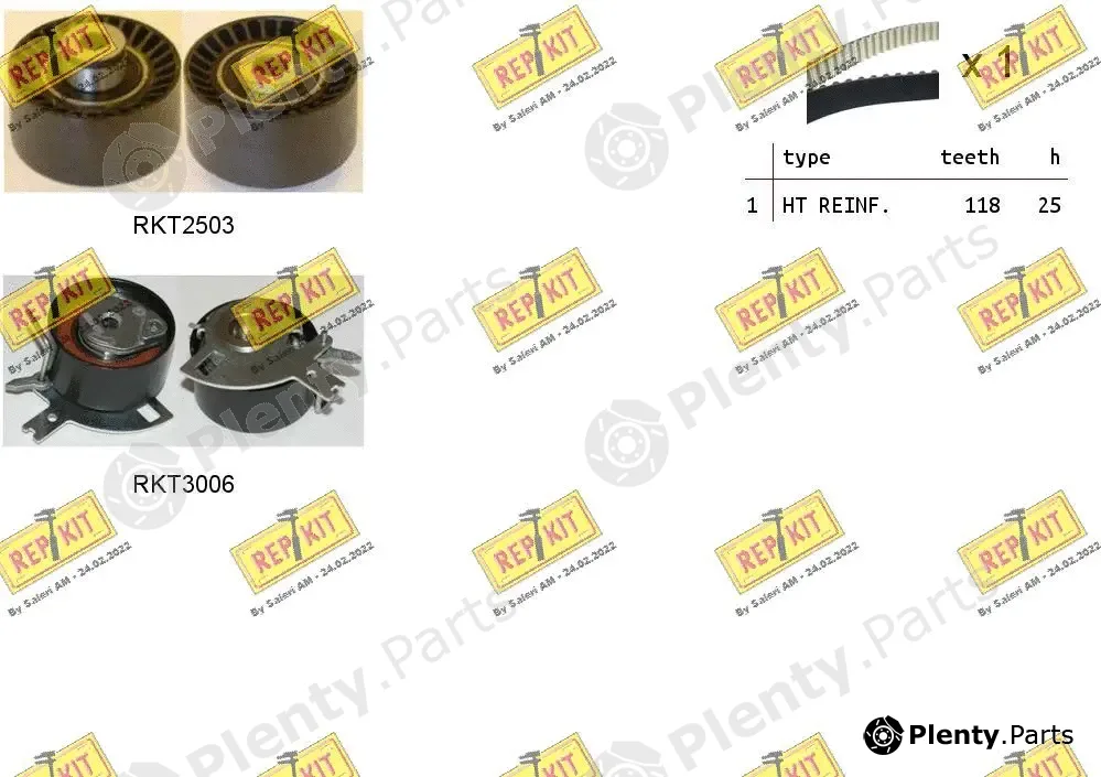 Repkit RKTK1075 — Timing Belt Kit