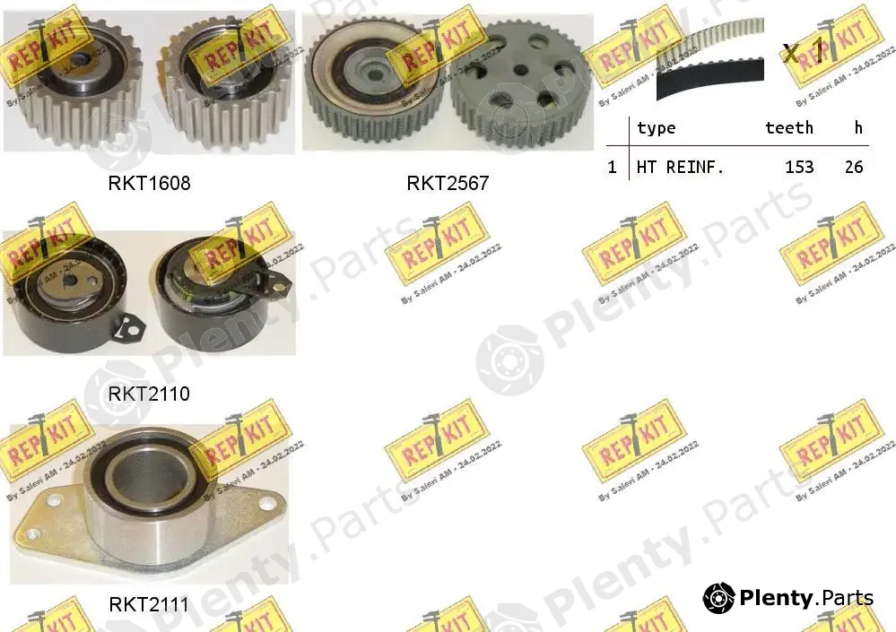 Repkit RKTK1036 — Timing Belt Kit