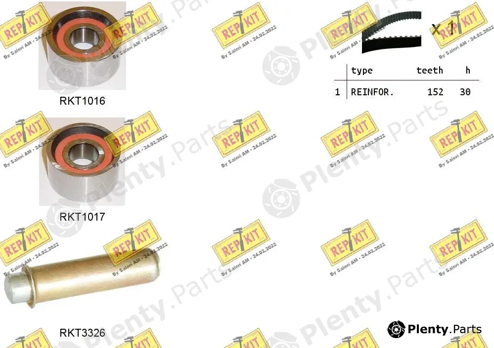 Repkit RKTK1182 — Timing Belt Kit