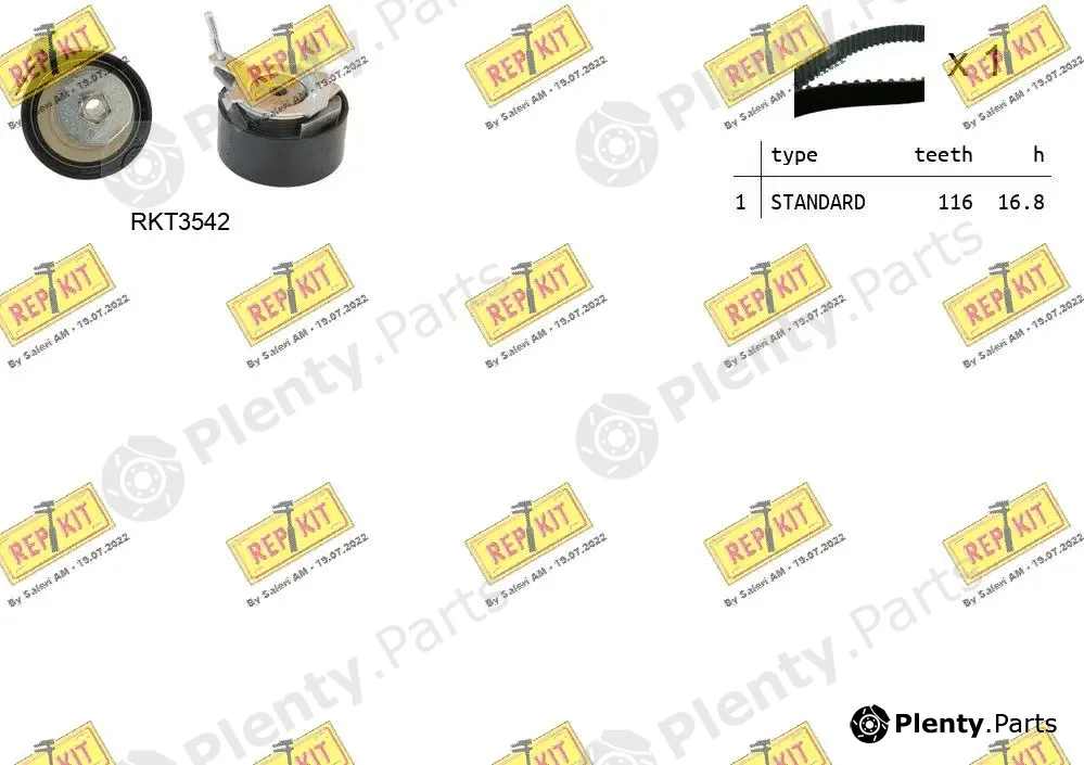 Repkit RKTK1295 — Timing Belt Kit