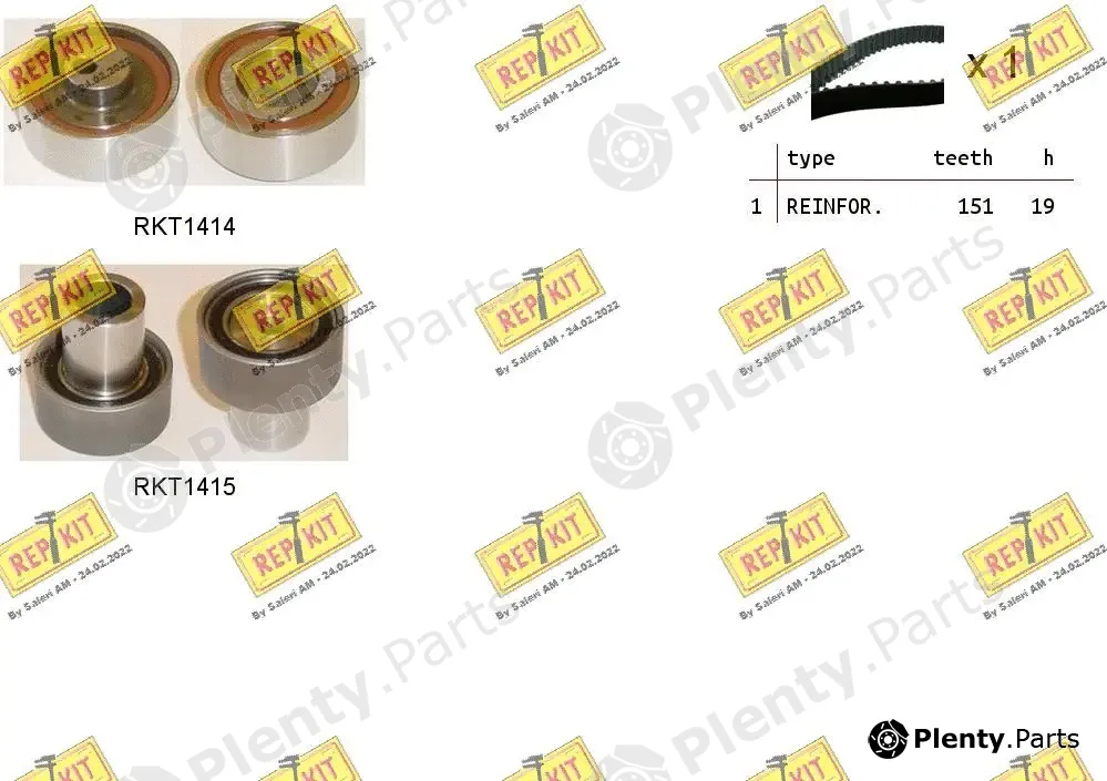 Repkit RKTK1280 — Timing Belt Kit