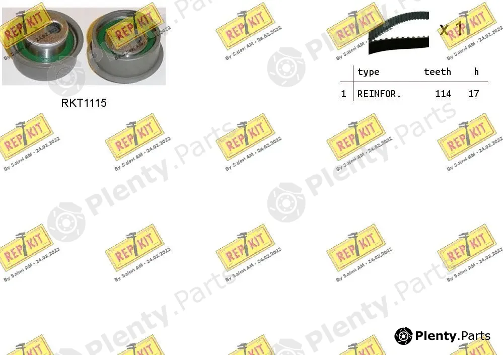 Repkit RKTK0878 — Timing Belt Kit