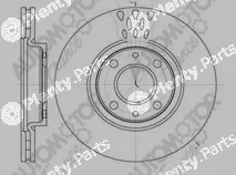 AUTOMOTOR France PDC0237 — Brake Disc AF - Gamme Premium