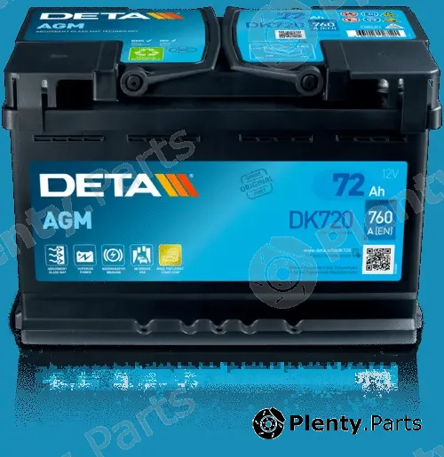 Deta DK720 — Starter Battery DETA AGM