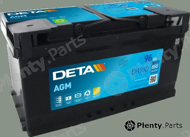 Deta DK960 — Starter Battery DETA AGM