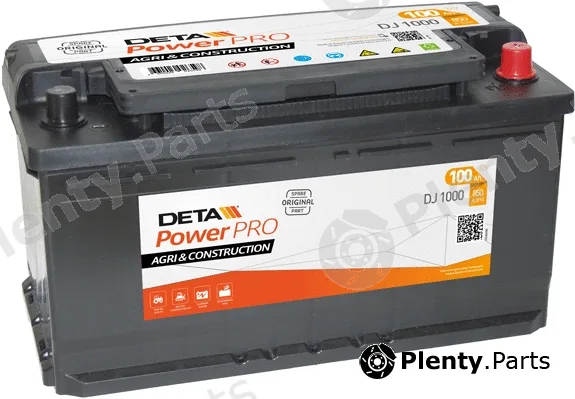 Deta DJ1000 — Starter Battery PowerPRO Agri & Construction