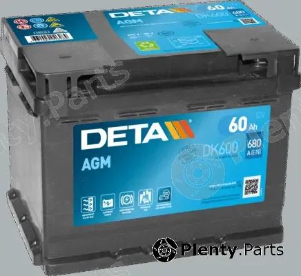 Deta DK600 — Starter Battery DETA AGM