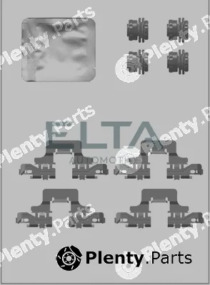 Elta Automotive EA8849 — Accessory Kit, disc brake pad VXPro