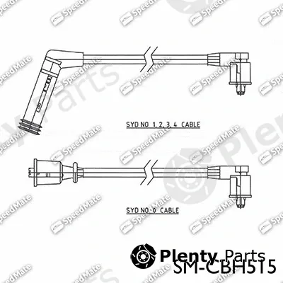 SpeedMate SM-CBH515 — Ignition Cable Kit