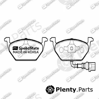 SpeedMate SM-BPE125 — Brake Pad Set, disc brake