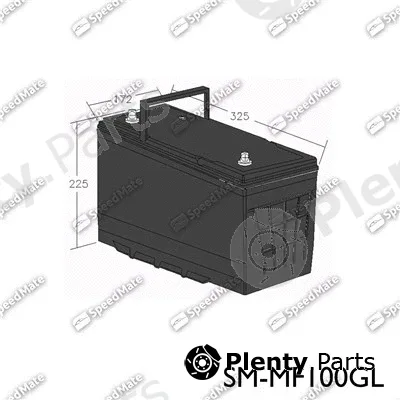 SpeedMate SM-MF100GL — Starter Battery