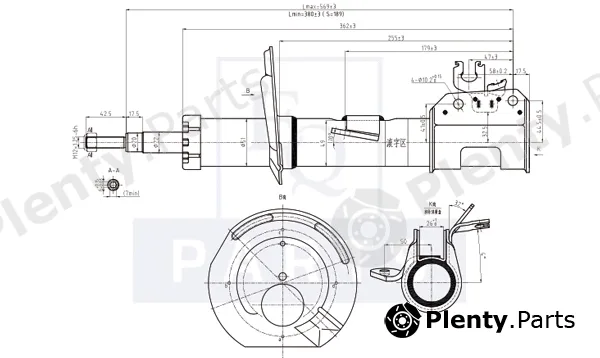 Equal Quality AM10107 — Shock Absorber