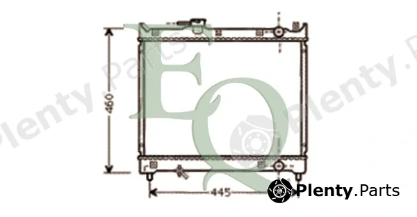 Equal Quality RM0284 — Radiator, engine cooling