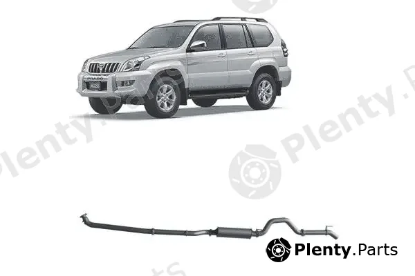 Redback TPX43400-PM — Exhaust System