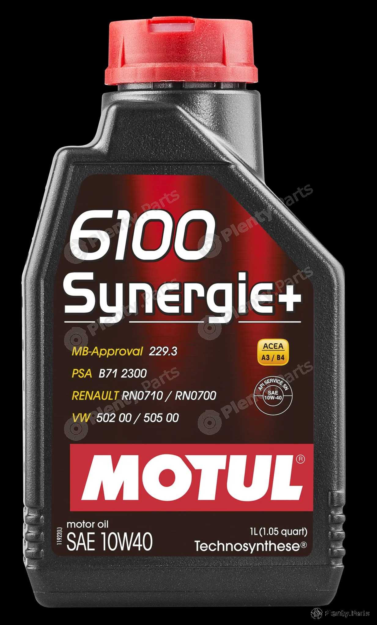 Motul 16100 — Engine Oil 6100 SYNERGIE+ 10W-40