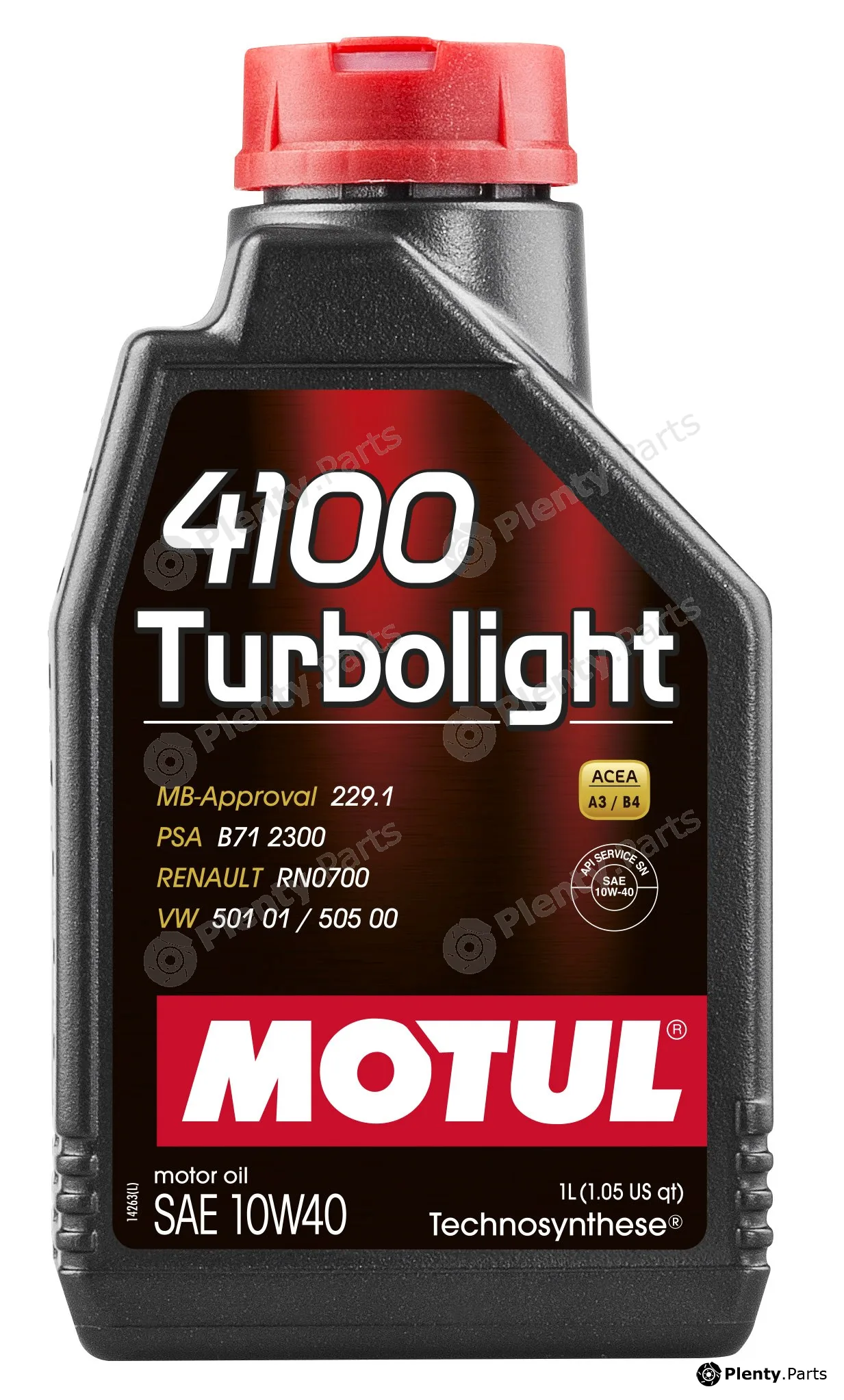 Motul 14700 — Engine Oil 4100 TURBOLIGHT 10W-40