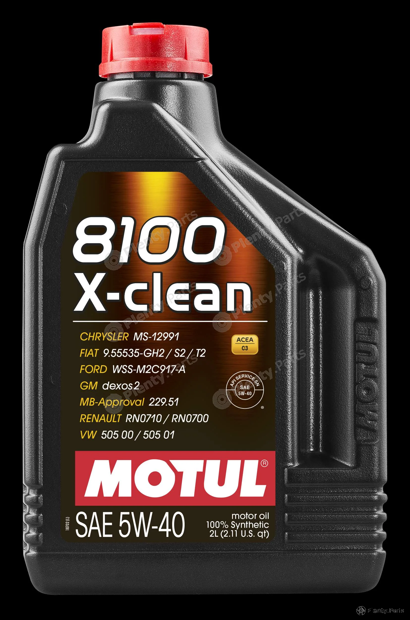 Motul 102049 — Engine Oil 8100 X-CLEAN 5W-40