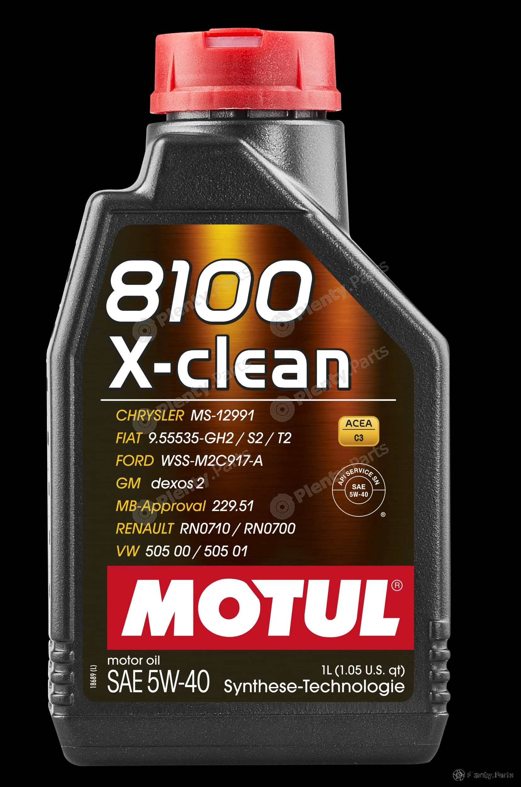 Motul 17701 — Engine Oil 8100 X-CLEAN 5W40_D