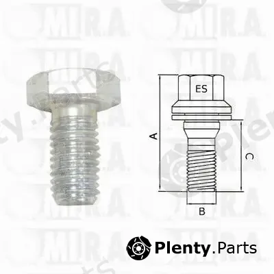 MI.R.A. 29/1680 — Wheel Stud